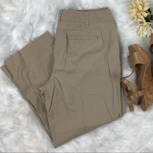 Talbots crop khakis, size 12